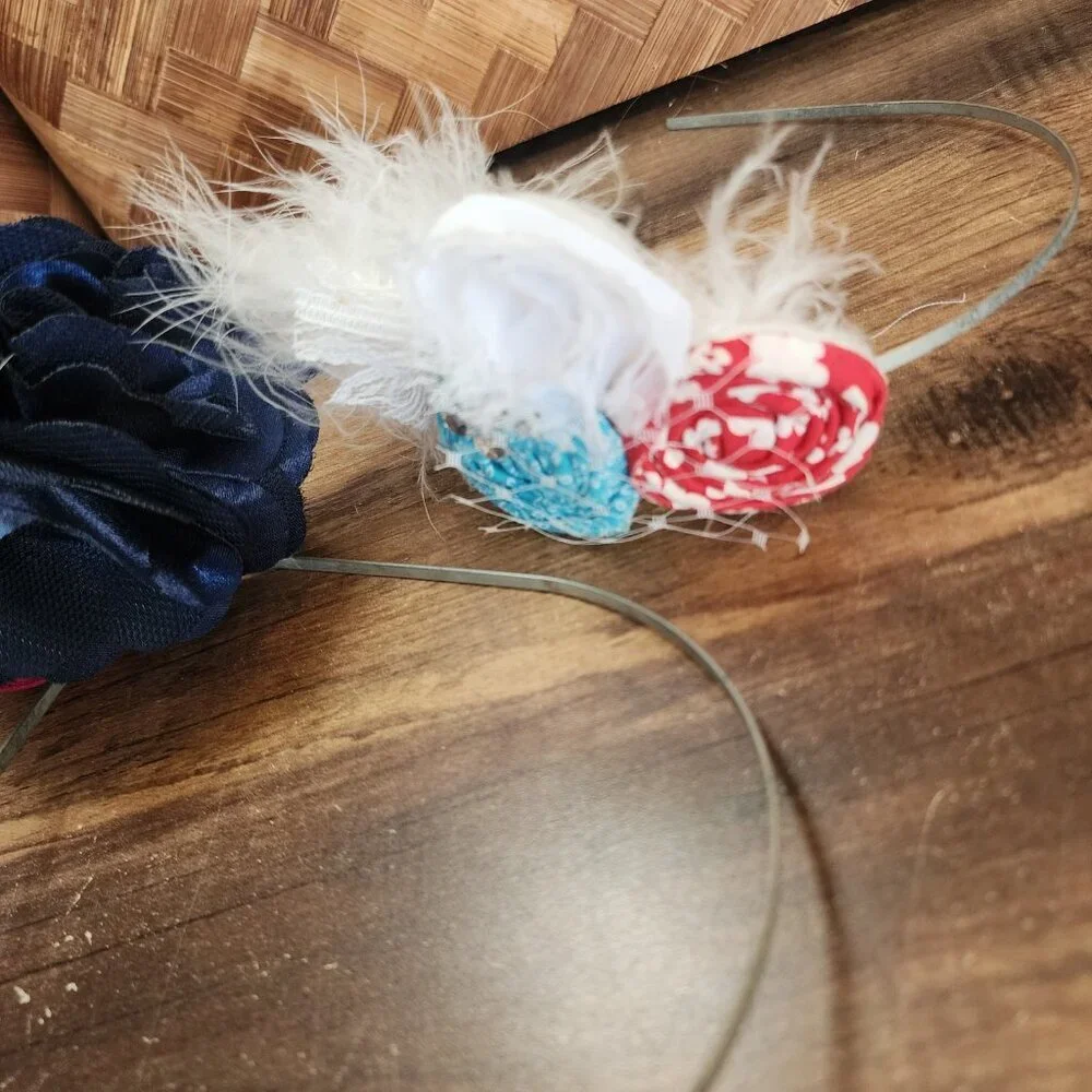 Lot of 14‎ Boutique Handmade Headbands Clips Barrettes Necklace Dress Up Props
